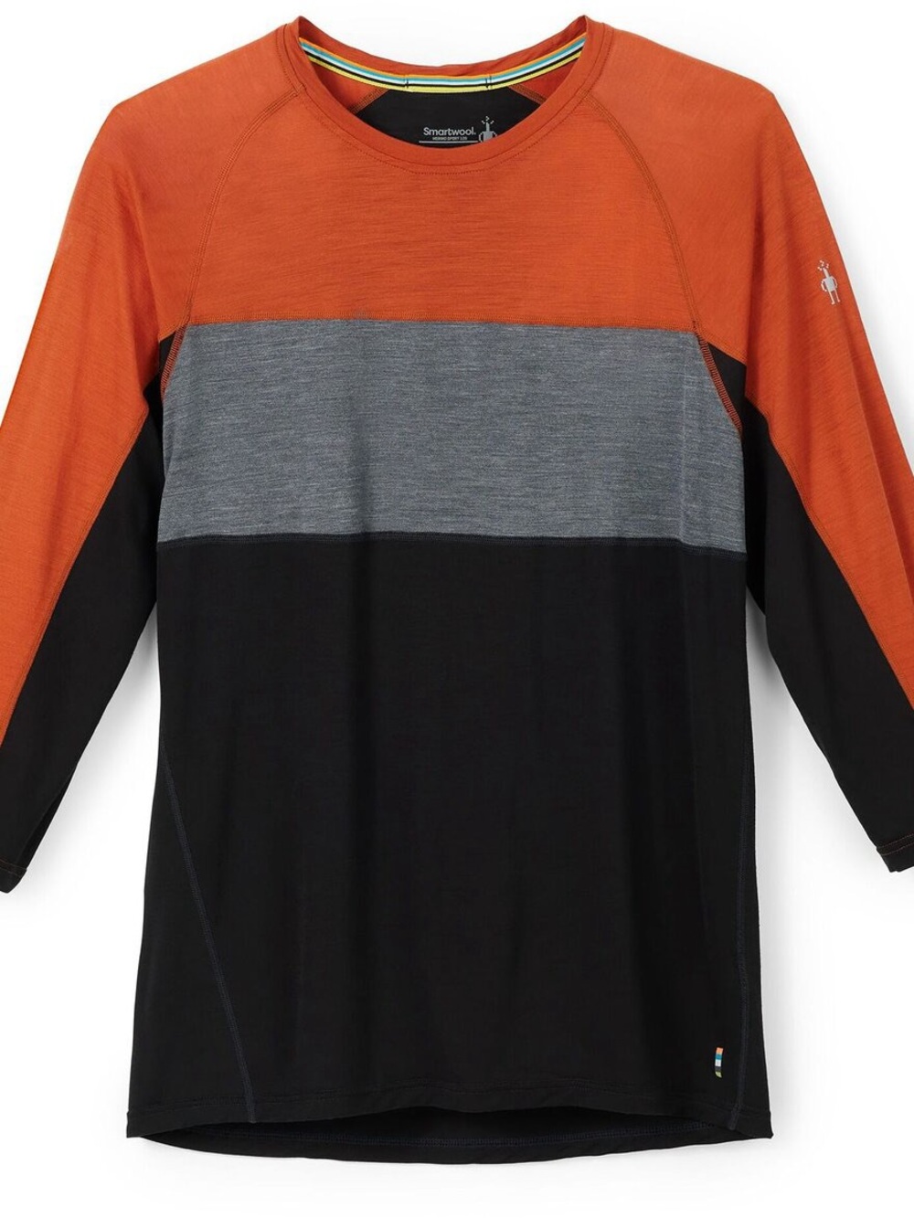 Smartwool Colorblock 3/4 Sleeve Tee Men’s M, Excellent Condition